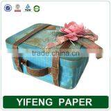 Kids Decorative Corrugated Cardboard Paper Gift Suitcase Boxes