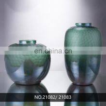 Modern Design Scale Pattern Glass Vase Decor High End Flower For Home Decoration thumbnail-4