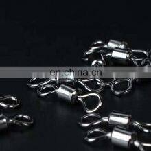 Stainless Steel Black Nickle Rolling Fishing Swivel Snap thumbnail-4