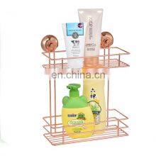 Двухуровневый стеллаж для ванной комнаты, настенный угловой стеллаж - органайзер для хранения вещей thumbnail-5