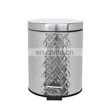 3L 5L Bathroom Using Waste Bin Stainless Steel Garbage Collect Waste Bin