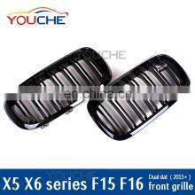 F15 F16 Replacement ABS Car Front Bumper Mesh Grille for BMW X Series X5 X6 2015+ thumbnail-4