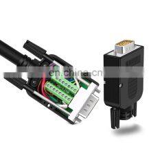 VGA Solderless DB15 Connector 3 Rows 15 Pins HDB15 VGA Connector