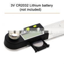 SHAHE Portable 200 mm Stainless Steel Angle Ruler Electron Goniometer Protractor Angle Finder Digital Angle Gauge thumbnail-5