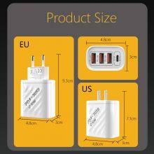 2022 Wholesale New Design Travel Charger US EU USB Charger For Xiaomi For Iphone For Xiaomi thumbnail-5