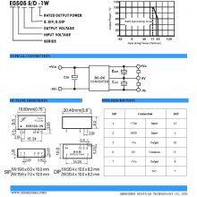Fixed Input and Unregulated Dual Voltage Output Isolated DC/DC Converter thumbnail-5