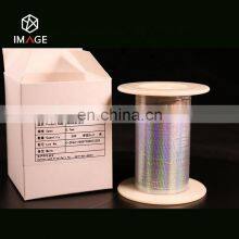 0.7mm Roll Form High Precision Holographic Security Thread for Knitting Into Woven Garment Labels thumbnail-5