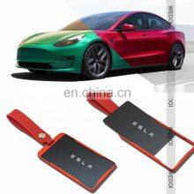 Car Key Case for Tesla Model Y Card Key Pouch for Model 3 Aluminum Car Key Holder Cover for Tesla Accessories thumbnail-1