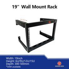 OEM WS05-F 4U-12U network wall cabinet 19inch Installation Wall Mount Threaded Extendable Rack for Network Rack Equipment 6U/9U/12U/15U