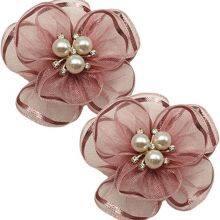 Factory Direct Sales Handmade Chiffon Flower DIY Material Shoe Flower, Cloth Flower Accessories thumbnail-4