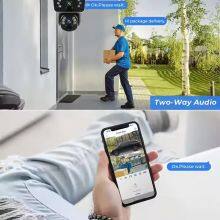 Solar Camera With Sounder WIFI 4G 6MP PTZ Wireless Video Camera Loud Sounder Theft Scare Off thumbnail-2