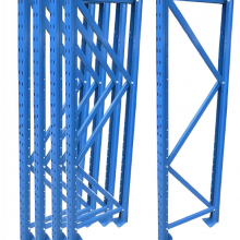 Mostrador de pallets de acero de alta resistencia, estantería de almacenamiento de metal para almacenes, poste vertical 70*90*2.3mm thumbnail-2