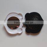 Plastic Animal Panda/Owl-shaped Shaped Folding Mirror and Comb thumbnail-2