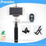 Developments in Technology Protable Mini Monopod Selfie Stick Bluetooth