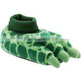 hot selling stuffed slippers/stuffed slippers of alligator shape