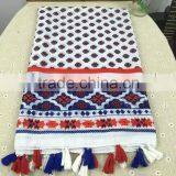 2016 New Digital Print Tassel Brim Lady Women Head Scarf Muslim thumbnail-5