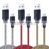 Sturdy Nylon Braided Micro USB Charging Data Cable thumbnail-2