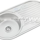 900*470mm XAL9047B welding single bowl round bowl stainless steel sink hot sale kitchen sink