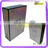 Wholesales Custom Cardboard Colorful Gift Packing Box With Light Silver Film Cover for Cosmetic