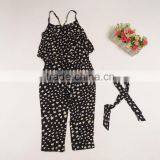 2016 Factory New Arrival Summer Child Clothes for Fashion Girls Overall Baby Clothing Set Wholesale Kids Clothes (ulik-GC079) thumbnail-2