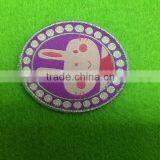 Round High Quality & Durable Logo Woven Patches