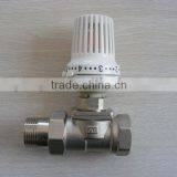 Brass 1/2" Automatic Thermostatic Radiator Valve(Straight Valves) thumbnail-1
