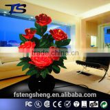 Guangdong manufacturer wedding favor led potted artificial flower