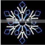 2D LED Christmas Snowflake Motif Light Christmas Decoration Light for Outdoor us thumbnail-2