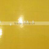 Double Sides Adhesive Vinyl Glossy 60umPVC, 23um PET, 85g Yellow Paper With Green Lines
