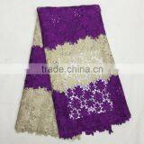Hot Sell Nigerian Wedding Lace Fabric/water-soluable Lace Fabric/guipure Cord Lace Fabric thumbnail-4