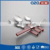 Strong and Robust Plastic Handle Hand Polish Luxury Hotel Cutlery Set thumbnail-2