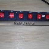 OEM Factory Price 6 Plugs 6 Switchs Power Mix Console Light Power Console thumbnail-3