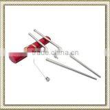 CL1Y-CS202 Folding Stainless Steel Chopsticks With Toothpick thumbnail-1