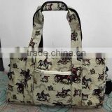 Woven tapestry jacquard canvas Luggage Bag
