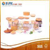 Various Designable Bamboo or Wood Sealed Lid With Silicone thumbnail-1