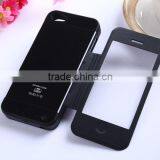 3500Mah External battery backup power bank charger case for Iphone 5 5s With Flip Sleep Function