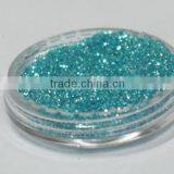 0.2mm Sky Blue Color Solvent Resistance UV Resistance Glitter Powder thumbnail-1