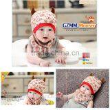 Baby Cotton Beanie Hat Cute Cow Baby Hat 100cotton With Turtleneck /bib thumbnail-4