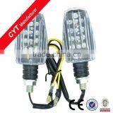 2W 12V 12LEDs Yellow Waterproof Motorcycle Indicator Turn Signal Light thumbnail-1