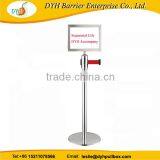 Steel Sign Top for Queue Pole Vertical Sign Board Exhibition Display Barrier thumbnail-2