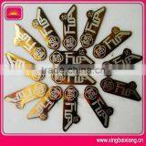 High Quality Gold Metal Sign