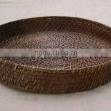Rattan Round Tray