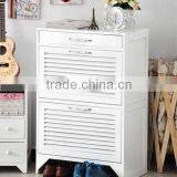 Fashion Louver Door Space Save Shoes Collect Cabinet thumbnail-2