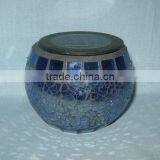 Glass Mosaic Solar Lampshade With Lid