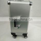 aluminum travel suitcase
