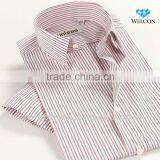 Pure Cotton Latest Brand Design Hot Sale Fashion Business Dress Men Short Sleeve Shirt thumbnail-1