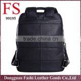 100% Genuine Leather Outdoor Hiking Backpack thumbnail-3