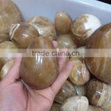 Wholesale Natural Rock Hand Carved Yellow Jasper Stone Eggs