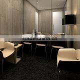 Wood Service Table in Coffe Shop at the Airport