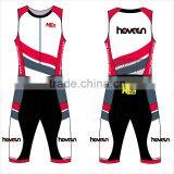 Professional Custom Design Sublimation Triathlon Cycling Wear With Lycra thumbnail-1